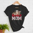 Retro Coffee Baseball Mama Mother's Day Baseball Mom Women T-Shirt