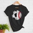 Soccer Baseball Player Soccer Baseball Mom Women T-Shirt