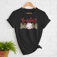 Sport Mom Leopard Mother's Day Baseball Mommy Mama Women T-Shirt Sport Mom Leopard Mother's Day Baseball Mommy Mama Women T-Shirt