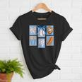 Stamps Coquette Bow Baseball Kids Youth Girls Baseball Mom Women T-Shirt Stamps Coquette Bow Baseball Kids Youth Girls Baseball Mom Women T-Shirt