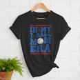 In My T-Ball Mom Era Baseball Mom Groovy Mother's Day Women T-Shirt