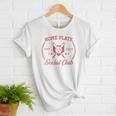 2024 Home Plate Social Club Softball Season Tee Baseball Mom Premium Women T-Shirt