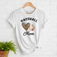 Baseball Mom Leopard Heart Baseball Player Kids Women T-Shirt Baseball Mom Leopard Heart Baseball Player Kids Women T-Shirt