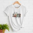 Baseball Mom Leopard For The Love Of The Game Bleached Women Women T-Shirt