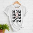 Baseball MOM Lightning Bolt Tshirt Retro Women T-Shirt Baseball MOM Lightning Bolt Tshirt Retro Women T-Shirt