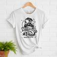 Baseball Mom May Get Loud Messy Bun Mother's Day Women T-Shirt