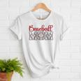 Baseball Mom Sporty Humor Raglan Baseball Tee Women T-Shirt