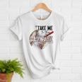 Baseball Moms Cute Take Me To The Ballpark Sports Athletic Women T-Shirt