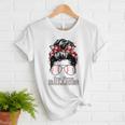 Busy Raising Ballers Messy Bun Funny Baseball Mom Women T-Shirt Busy Raising Ballers Messy Bun Funny Baseball Mom Women T-Shirt