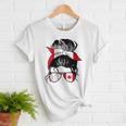 Canadian Baseball Mom Canada Flag Baseball Girl Women T-Shirt Canadian Baseball Mom Canada Flag Baseball Girl Women T-Shirt
