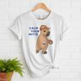 Capybara Calm Your Mitts Baseball Mom Sport Lover Tee Women T-Shirt