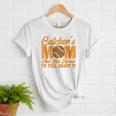 Catcher's Mom And Not Afraid Leopard Baseball Mom Women T-Shirt Catcher's Mom And Not Afraid Leopard Baseball Mom Women T-Shirt