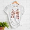 Coquette Bow Baseball Mama Baseball Mom Women Women T-Shirt Coquette Bow Baseball Mama Baseball Mom Women Women T-Shirt