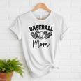 Custom Baseball Mom Number 24 Heart For Mom Women T-Shirt