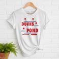 Cute Ducks On The Pond Cute Baseball Mom T-Shirt Women T-Shirt
