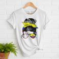 Ecuador Baseball Mom Ecuadorian Baseball Girl Women T-Shirt