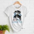 Guatemala Baseball Mom Messy Bun Women T-Shirt Guatemala Baseball Mom Messy Bun Women T-Shirt