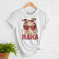 Heart Glasses Baseball Mama Baseball Mom Mother's Day Women T-Shirt Heart Glasses Baseball Mama Baseball Mom Mother's Day Women T-Shirt