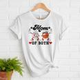Mom Of Both Basketball Baseball Mom Women T-Shirt