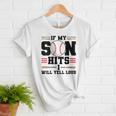 If My Son Hits I Will Yell Loud Baseball Mom Women T-Shirt If My Son Hits I Will Yell Loud Baseball Mom Women T-Shirt