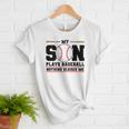 My Son Plays Baseball Nothing Scares Me Baseball Mom Women T-Shirt