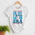 In My T-Ball Mom Era Baseball Mom Groovy Mother's Day Raglan Baseball Tee Women T-Shirt