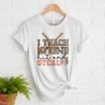 I Teach My Kids To Hit And Steal Baseball Moms Quote Women T-Shirt