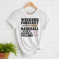Weekend Forecast Baseball Baseball Mom Women T-Shirt
