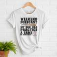 Weekend Forecast My Son Has Practice Baseball Mom Women T-Shirt