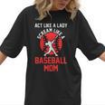 Act Like a Lady Scream Like a Baseball Mom Baseball Women T-Shirt Act Like a Lady Scream Like a Baseball Mom Baseball Women T-Shirt