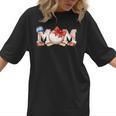 Ball Mom Bow Tie Baseball Mom Women T-Shirt