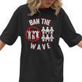 Baseball Ban The Wave Baseball Mom Player Coach Fan Women T-Shirt Baseball Ban The Wave Baseball Mom Player Coach Fan Women T-Shirt