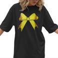 Baseball Bow Baseball Mom Women Baseball Mama Women T-Shirt