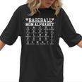 Baseball Mom Alphabet Mommy Mother's Day Motivational Saying Women T-Shirt Baseball Mom Alphabet Mommy Mother's Day Motivational Saying Women T-Shirt