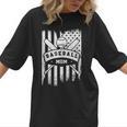 Baseball MOM Cool USA American Flag Family Reunion Women T-Shirt Baseball MOM Cool USA American Flag Family Reunion Women T-Shirt