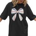 Baseball Mom Coquette Bow Baseball Mama Women T-Shirt