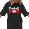 Baseball Mom Cute Letter Print Women Cute Mother's Day Women T-Shirt Baseball Mom Cute Letter Print Women Cute Mother's Day Women T-Shirt
