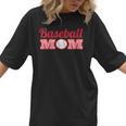 Baseball Mom Cute Mother Fans Baseball Graphic Women T-Shirt