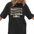 Baseball Mom Distressed Vintage Sports Player Calls Me Mom Women T-Shirt