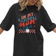 In My Baseball Mom Era Groovy Mom Baseball Mama Mother's Day Women T-Shirt In My Baseball Mom Era Groovy Mom Baseball Mama Mother's Day Women T-Shirt