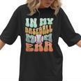 In My Baseball Mom Era Retro Groovy Style Sports Mama Women T-Shirt In My Baseball Mom Era Retro Groovy Style Sports Mama Women T-Shirt