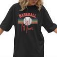 BASEBALL MOM Fun RETRO LOOK Women T-Shirt