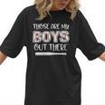 Baseball Mom And Grandma Those Are My Boys Baseball Game Women T-Shirt Baseball Mom And Grandma Those Are My Boys Baseball Game Women T-Shirt