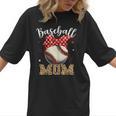 Baseball Mom Headband Leopard Baseball Ball Mother's Day Women T-Shirt Baseball Mom Headband Leopard Baseball Ball Mother's Day Women T-Shirt