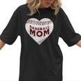 Baseball Mom Heart Love Mother's Day Game Day Support Women T-Shirt Baseball Mom Heart Love Mother's Day Game Day Support Women T-Shirt