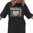 Baseball Mom Heart Sports Mom Women T-Shirt Baseball Mom Heart Sports Mom Women T-Shirt