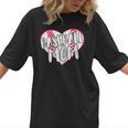 Baseball Mom Heart Women T-Shirt Baseball Mom Heart Women T-Shirt