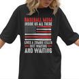 Baseball Mom Inside Us All There Lives a Zombie Sport Women T-Shirt