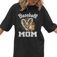 Baseball Mom Leopard Heart Matching Family Women T-Shirt Baseball Mom Leopard Heart Matching Family Women T-Shirt
