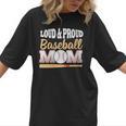 Baseball Mom Leopard Print Loud And Proud With Ball & Bat Women T-Shirt Baseball Mom Leopard Print Loud And Proud With Ball & Bat Women T-Shirt